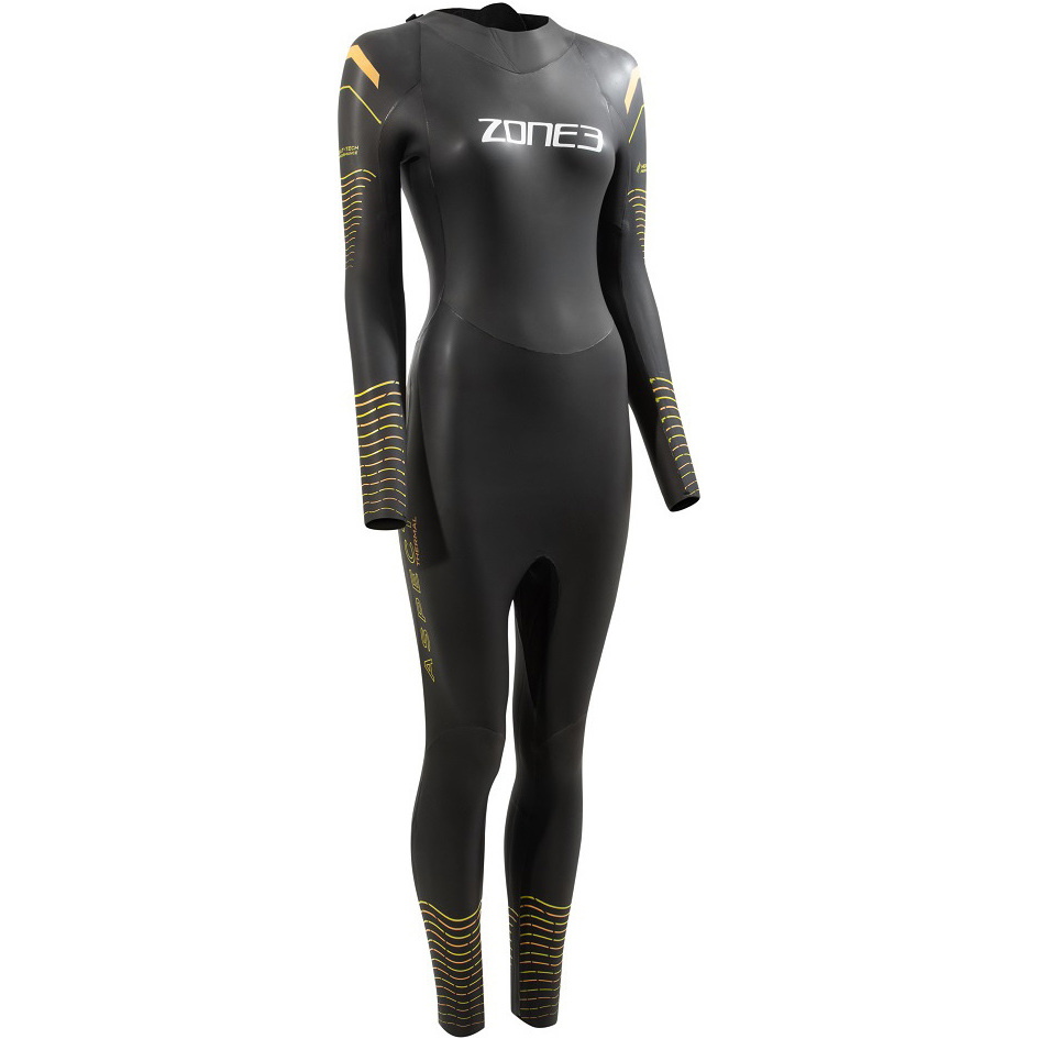 Zone3 Da Donna Thermal Aspect Breaststroke Muta WS21WTMA101 - Black / Orange / Yellow